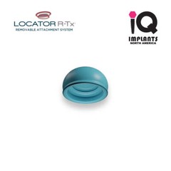 Zest LOCATOR R-Tx Ltd Range Replacement Caps, Low Retention, Aqua (4 Pack)