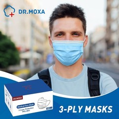 50 Pack ASTM Level 3 Disposable Face Masks – Medical Grade, Blue, 3-Ply Comfort