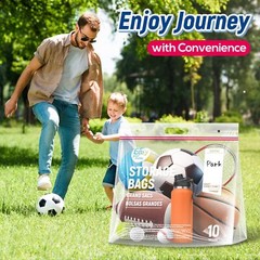 10 Gallon Jumbo Zipper Lock Bags XL Reusable Storage BPA-Free 3.15-Mil