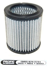 2 PACK SOLBERG 19, GAST AJ134C AIR FILTER ELEMENTS – 4.75 TALL 4.3/8 OD 3” ID