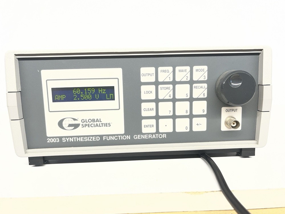 GLOBAL SPECIALTIES 2003 SYNTHESIZED GENERATOR-Read