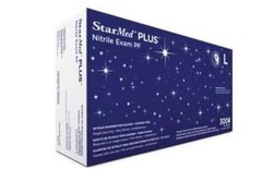 SMNP302 StarMed Plus Nitrile Glove, 2.5 Mil, Powder-Free, S (Case of 3000)
