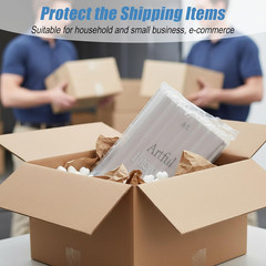 12″ x 200′ Heavy-Duty Bubble Cushioning Wrap Roll for Shipping and Moving