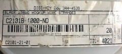 CAROL CABLE C2101B BLACK 22AWG HOOKUP WIRE STRENDED 900FT.
