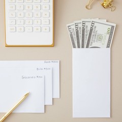 100 Pack No 7 Money Envelopes for Cash 3.5×6.5 in White 130 GSM Paper