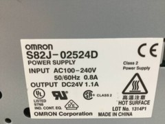 OMRON Power Supply S82J-02524D Used #92813