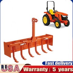 Box Blade 55″ for Tractor Box Scraper Attachment 3 Point Hitch For Cat 0 & Cat 1