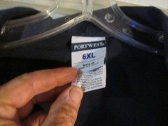 PORTWEST COVERALLS SIZE 6XL Blue Unisex Polycotton Workwear PREOWNED