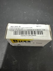 2 PAIR Buss 263-R Fuse Reducer Class R 1/10 to 30A FUSES FIT 60A CLIPS BUSSMAN