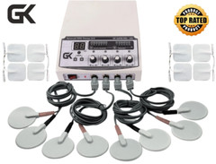 Prof. Home use 4 Channel Electrotherapy Physical Ultrasound Therapy Machine USA