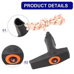 Easy to Install Recoil Starter Handle and Rope for TS760 and TS800 Chainsaws