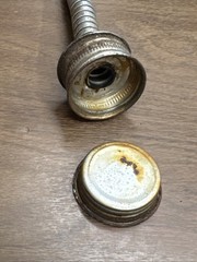 Vintage Gas Can Spout 7″ Metal Flexible Hose Gaskets Cap