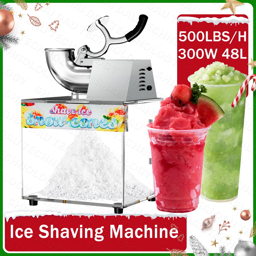 Large-Capacity 48L Commercial Shaved Ice Machine Suitable for Party Activities