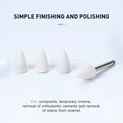 20pcs Dental Composite Finishing Polishing Cup Point Inverted Cone Mendrel Kit