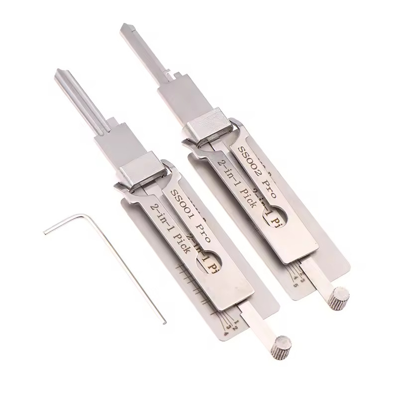 Share Key Decoder 2 In 1 Portable Lock Picking Set Hook And Pickup Tool Kit Ergo
