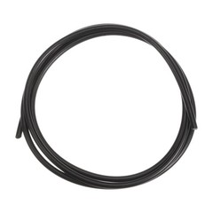 Round Belts 3.5mm Dia 3.3ft Length Smooth Surface PU Urethane Black