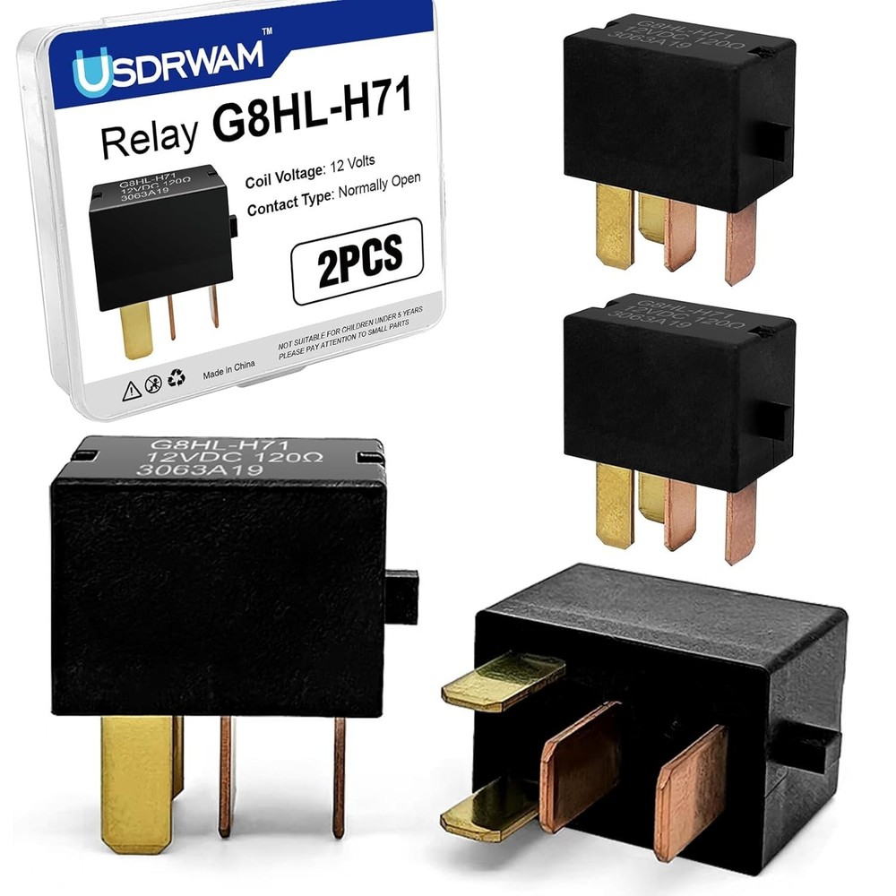 2PCS Automotive Relay, G8HL-H71 39794-SDA-A03 39794-SDA-A05 12VDC, Compatible…