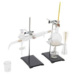 500ml Essential Oil Distillation Kit Lab Apparatus Distillation Glassware Set