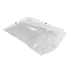 UOFFICE 1000 Reclosable Clear Poly Bags 5″x8″, 2 Mil Resealable Bags