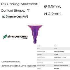 US Straumann RC Healing Abutment Healing Closure Fits ITI Bone Level Regular BLT
