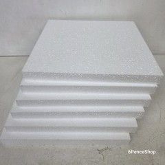 lot of 6 size: 12″ x 12″ x 1″ Polyethylene Foam Sheets Qty 6 for Package Diy