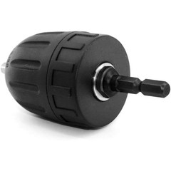 Keyless Drill Chuck Adapter 0.8-10mm Quick Change 1 4 Hex Shank Converter
