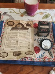 VTG JEWELL NOS PANEL MOUNT VOLT METER RADIO INSTRUMENTS JEWELL ELECTRICAL #135