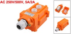 Rainproof Hoist Crane Push Button Switch Pendant Control Station Up Down COB-21
