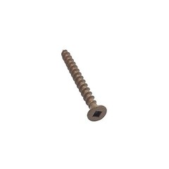#8 x 2″ Deck Screws | Square Drive | Bugle Head | Brown Ruspert | 500pcs Box