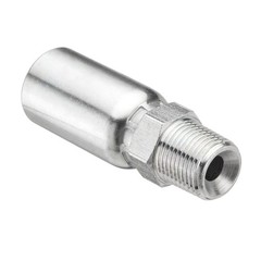 12Pack 3/8″ I.D. Hose x 3/8″ NPTF Male Hydraulic Hose End Swivel Crimp Fitting