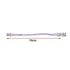 JST XH2.54mm 2 Pin Pitch Connector Cable Female to Female PCB Wire 10/20/30cm