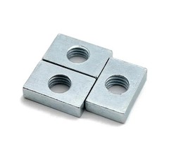 100pcs Square Nuts M5 M6 M8 Rectangular GB39 Thin Carbon Steel Nut M6x11x8x4