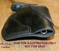 Gary C’s Leather Avenger OWB Right Hand HOLSTER – for the Ruger LCR/LCRx 1-7/8″