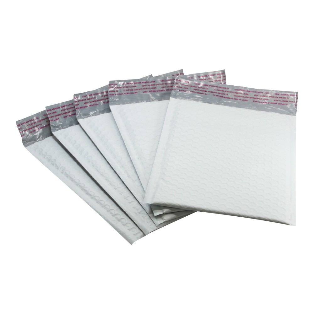 Rok 6″ x 9″ Poly Bubble Mailer, 10 Pack, Gray White