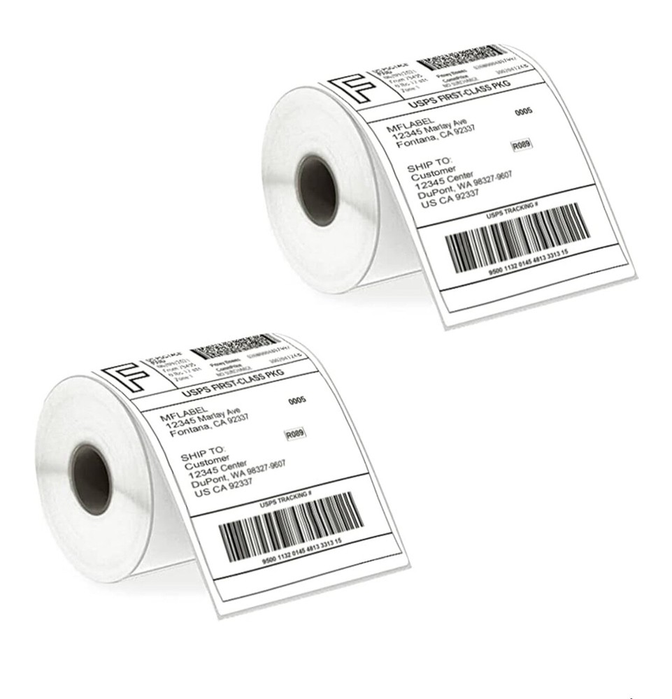 8 Rolls Label 4×6 Zebra 2844 Eltron ZP450 Direct Thermal Shipping 2000 Labels