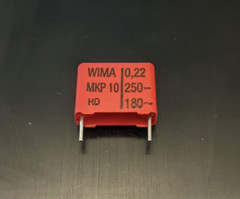 12pcs-WIMA MKP10 0.22uF 250V 10% pitch:15mm Capacitor MKP1F032204D00KSSD