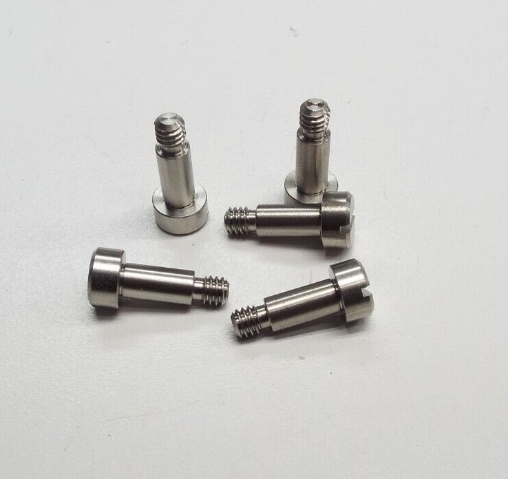 X5 SS 3/16 DIA X 3/8 L X 8-32 THREAD Stainless Steel SHOULDER BOLT SLOTTED SCREW