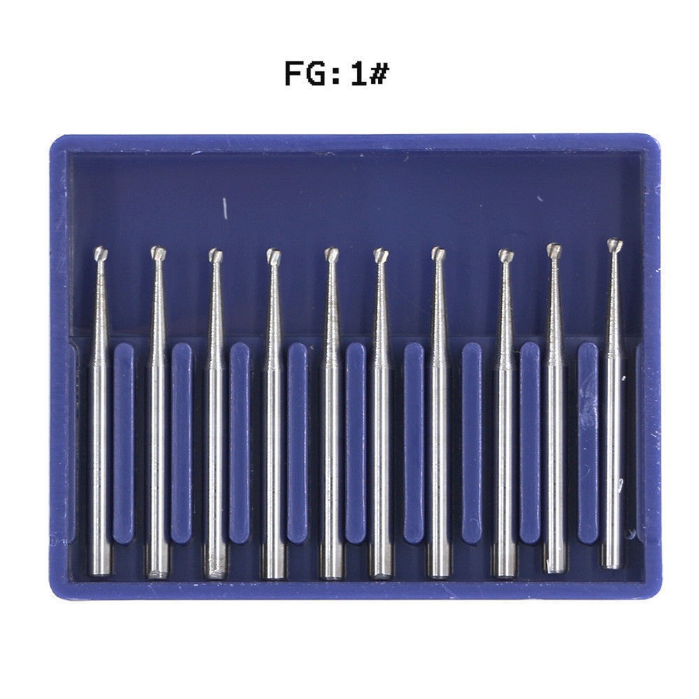 10-100* Dental Tungsten Carbide Tungsten Steel Burs for High Speed Handpiece