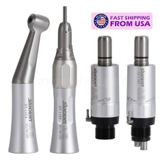 Dental Slow Low Speed Handpiece Contra Angle Straight Air Motor 2/4Holes E-type