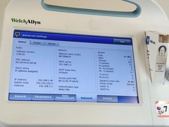 Welch Allyn Connex Vital Sign Monitor 6000 WIFI EMR Conn 65NTXX with Accessories