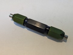 Dundick Class X Metric Thread Plug Gauge Go 8.12mm / No Go 8.14mm