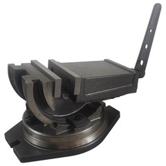 5 inch Tilting and Swiveling Milling Vise Milling Machine Vise with Base Bench