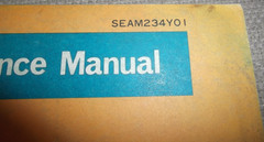 KOMATSU GD705A-3 MOTOR GRADER OPERATION & MAINTENANCE MANUAL BOOK S/N 30001-UP