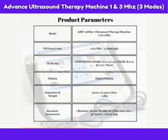 Dual 1 & 3 Mhz Ultrasound Therapy Physical Pain Relief Therapeutic Machine