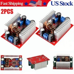 2Pack 400W DC-DC Step Up Boost Buck Voltage Converter Power Supply Module 15A