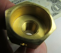 Lot 10 KDS Controls Brass Hex Probe Housing 1/4″ NPT x 1/8″ NPT Bushings Sensors