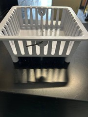 ZURN Drain Bucket: Aluminum, 8 7/8 in Overall Wd, 3 5/8 in Overall Ht
