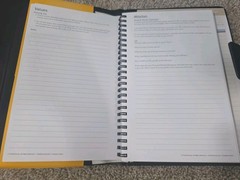 Franklin Covey DAY ONE Classic Size Planner Binder Black NEW w/inserts