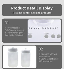 LED Dental Ultrasonic Piezo Scaler Handpiece Bottles Fit EMS Cavitron Woodpecker