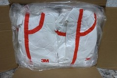 3M 4565-BLK-L 32 Cases (25/Case) Size Large Disposable Coveralls